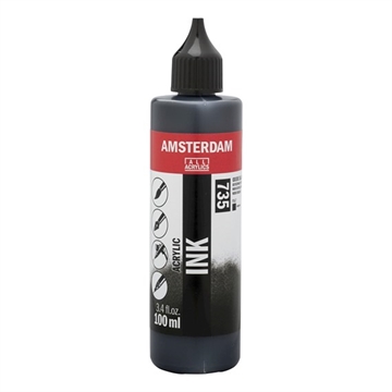 Amsterdam Ink 100ml - 735 Oxide Black